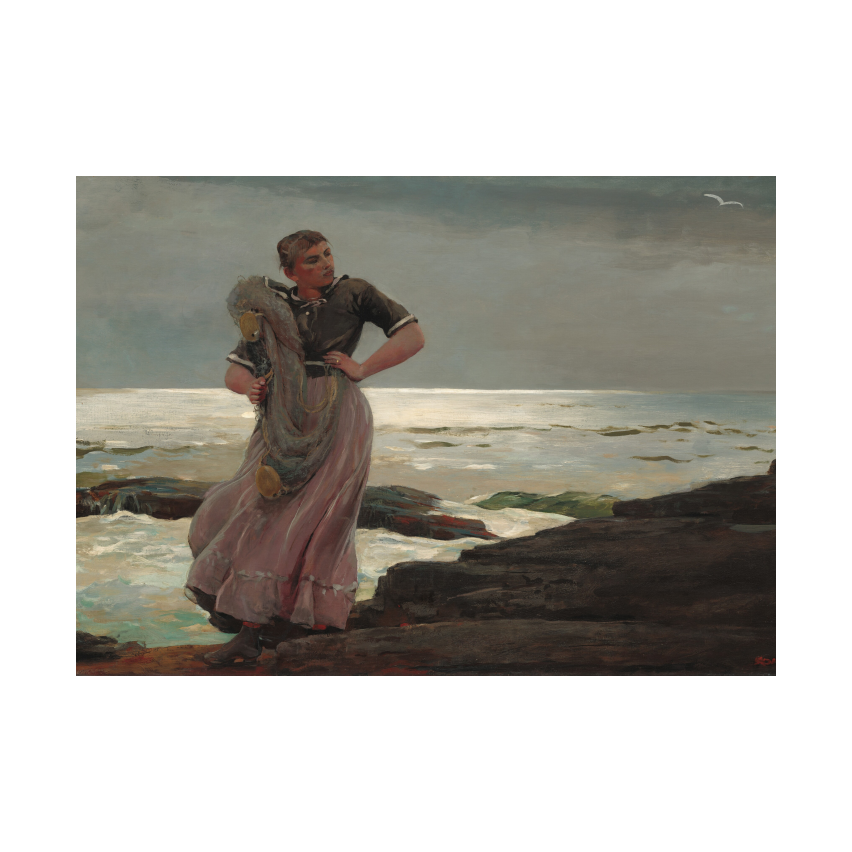 Winslow Homer A Light on the Sea poster
