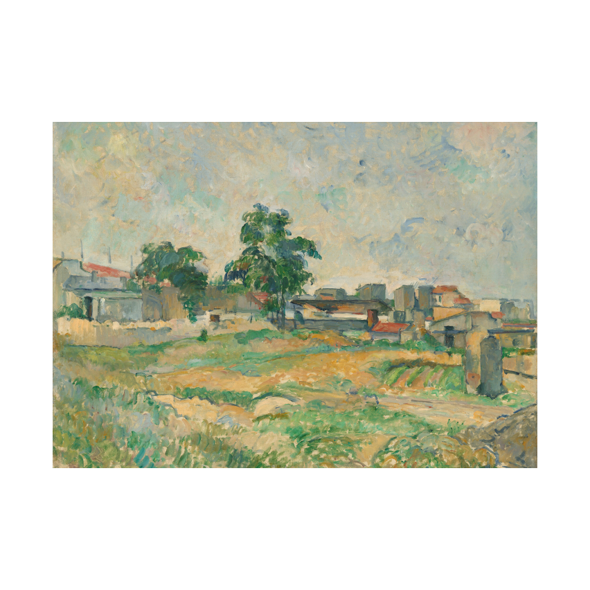 Paul Cezanne Landscape near Paris poster