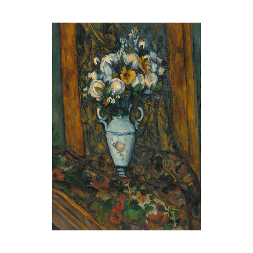 Paul Cezanne Vase of Flowers poster