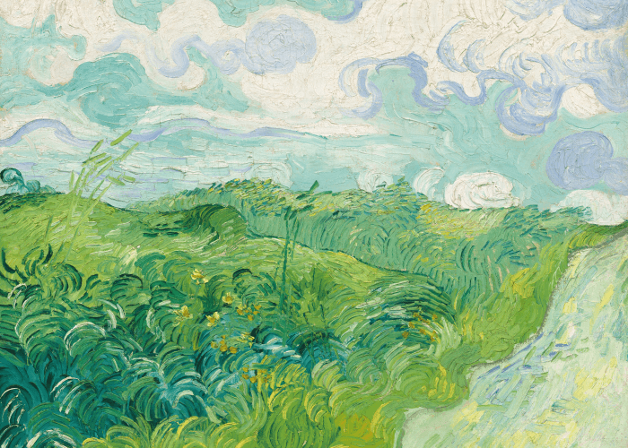 Vincent van Gogh Green Wheat Fields, Auvers poster