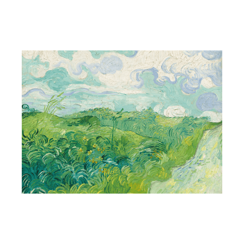 Vincent van Gogh Green Wheat Fields, Auvers poster