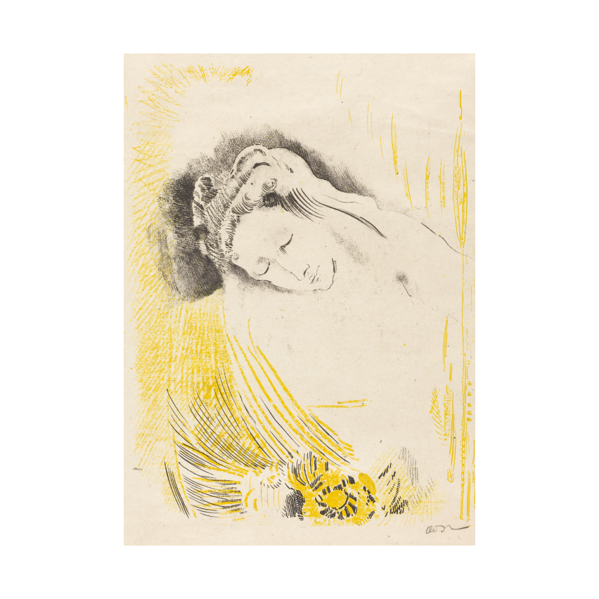 Odilon Redon, Auguste Clot La Sulamite (The Shulamite) poster