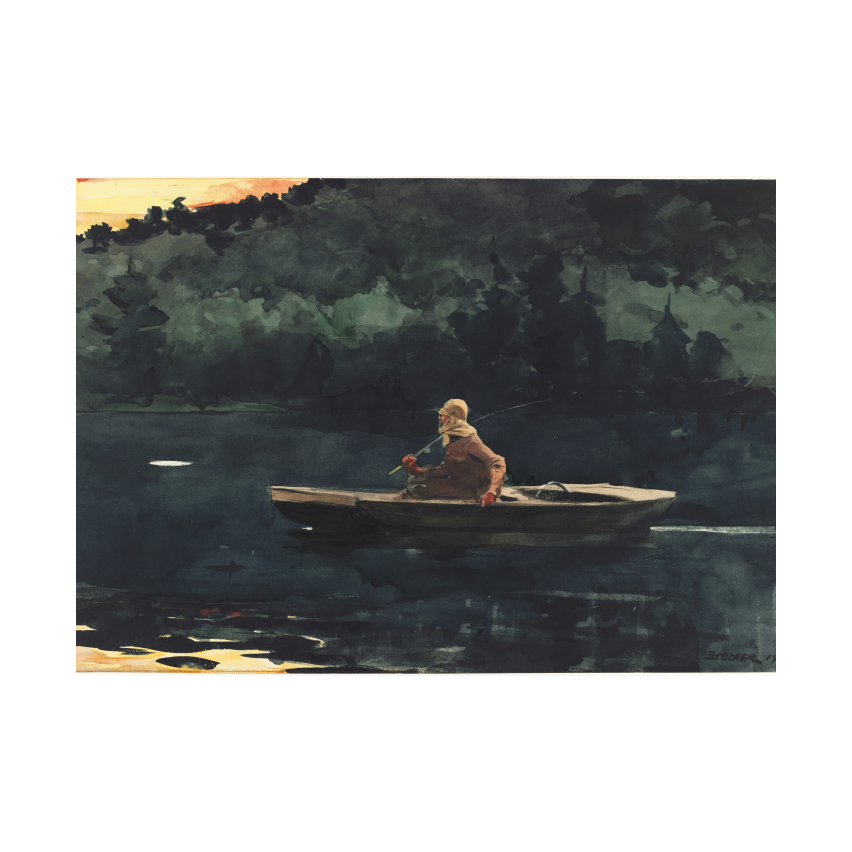 Winslow Homer The Rise poster