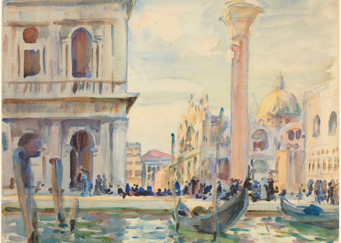 John Singer Sargent The Piazzetta poster