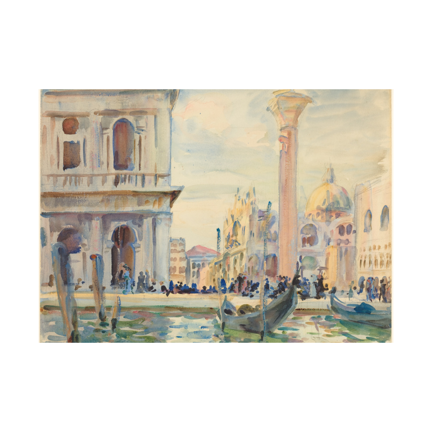 John Singer Sargent The Piazzetta poster