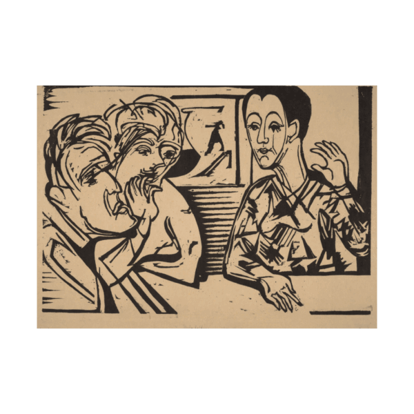 Ernst Ludwig Kirchner Conversation poster
