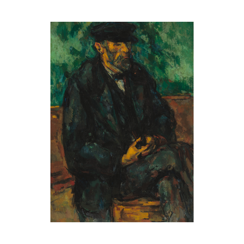 Paul Cezanne The Gardener Vallier poster
