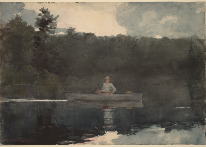 Winslow Homer The Lone Fisherman poster