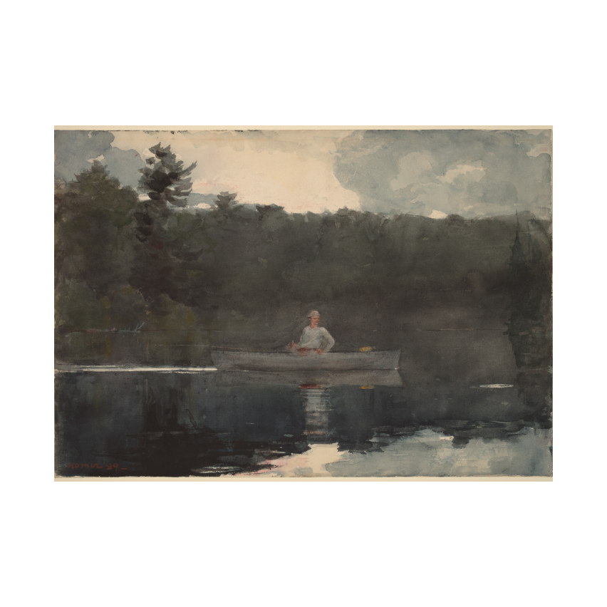 Winslow Homer The Lone Fisherman poster