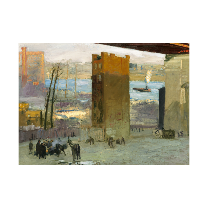 George Bellows The Lone Tenement poster