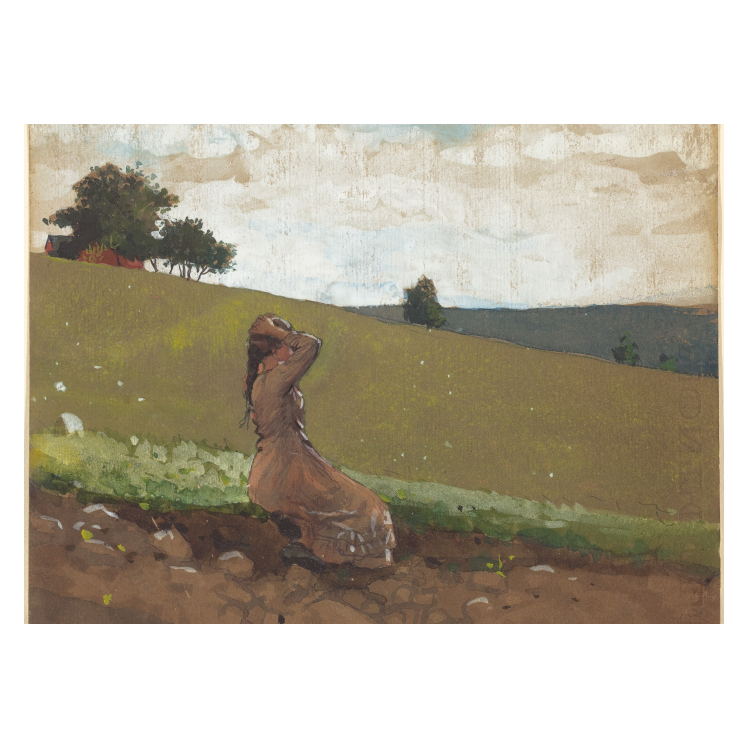 Winslow Homer The Green Hill poster