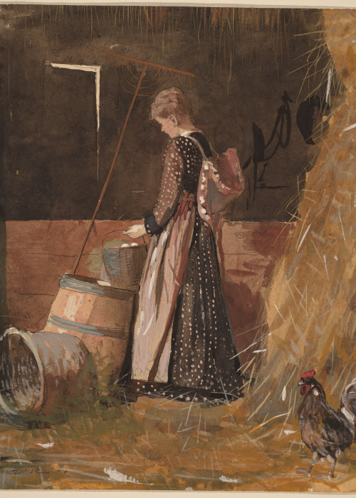 Winslow Homer Fresh Eggs poster