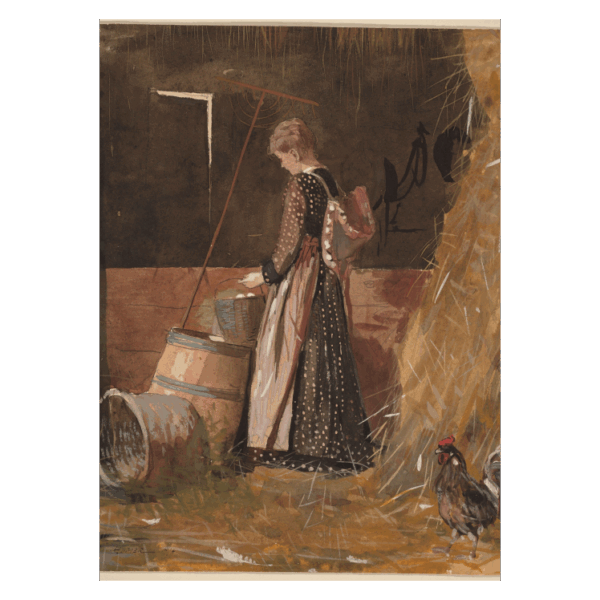 Winslow Homer Fresh Eggs poster
