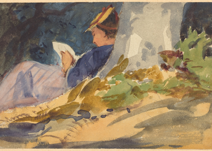 John Singer Sargent Resting poster