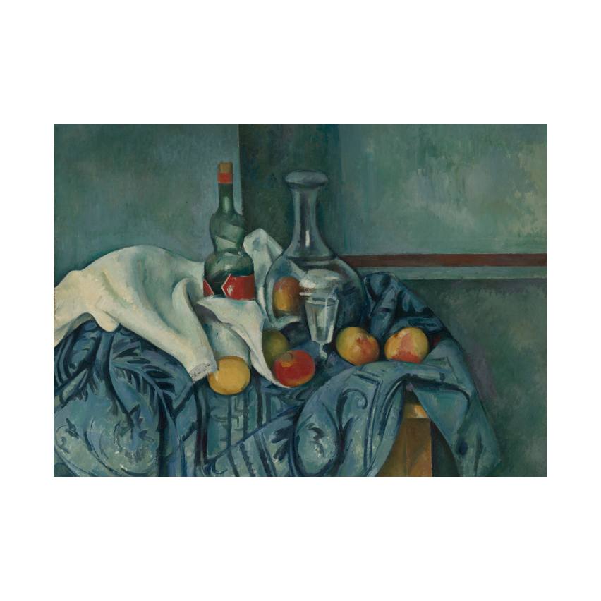 Paul Cezanne The Peppermint Bottle poster