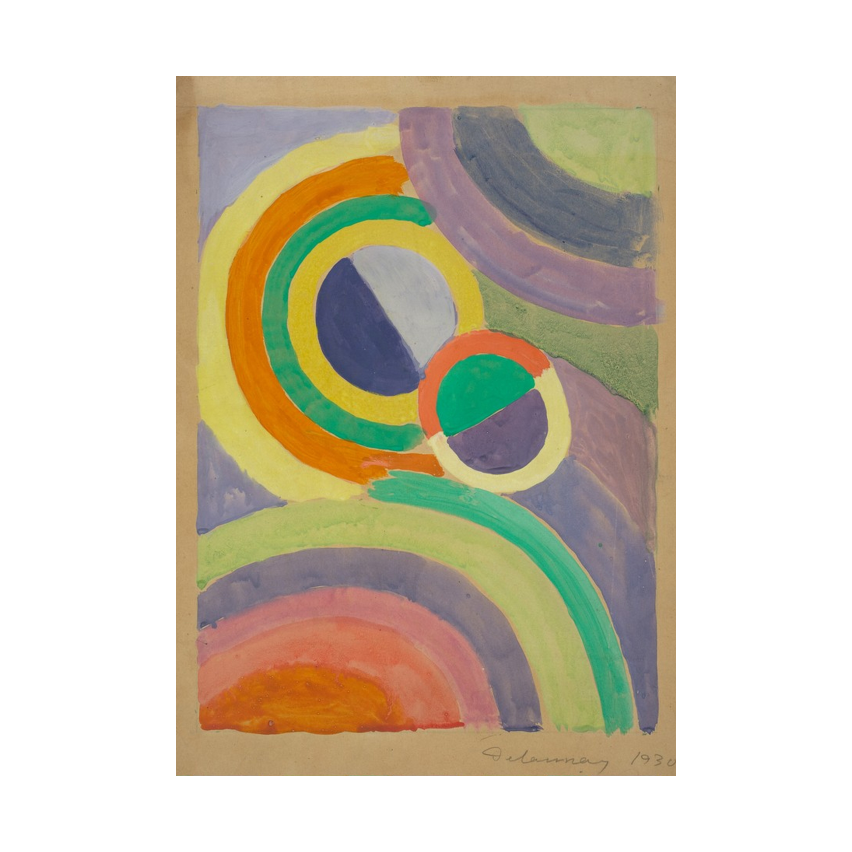 Robert Delaunay Composition poster
