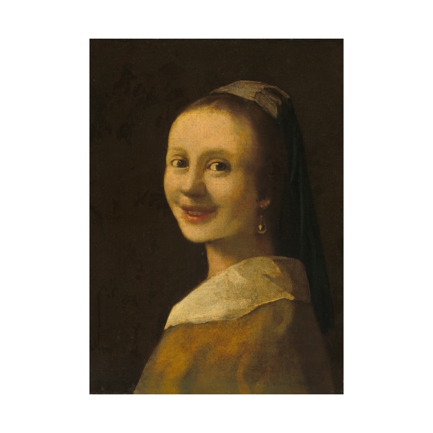 Anonymous Artist The Smiling Girl poster