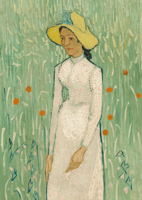 Vincent van Gogh Girl in White poster