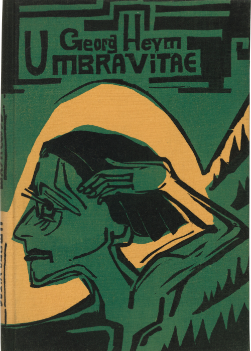 Ernst Ludwig Kirchner, Georg Heym, Spamersche Buchdruckerei, Leipzig, Kurt Wolff Bucheinband (cover) from Georg Heym: Umbra Vitae (Georg Heym: Shadow of Life) poster
