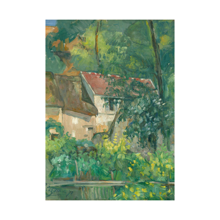 Paul Cezanne House of Père Lacroix poster