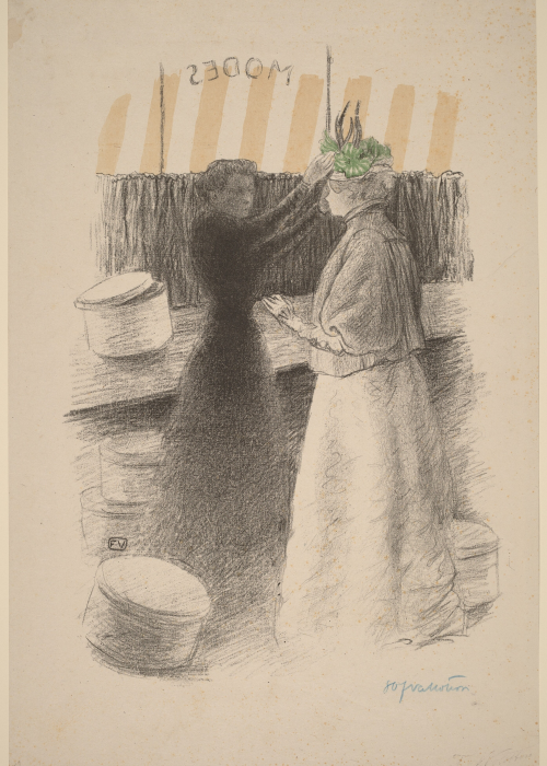 Félix Vallotton The Green Hat (Le chapeau vert) poster