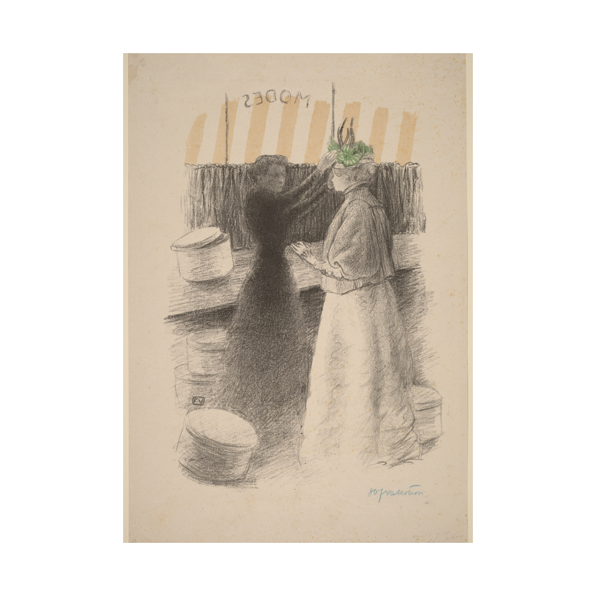 Félix Vallotton The Green Hat (Le chapeau vert) poster