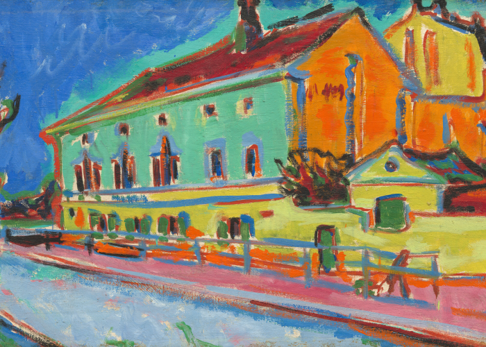 Ernst Ludwig Kirchner Dance Hall Bellevue [obverse] by Ernst Ludwig Kirchner poster