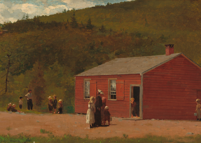 Winslow Homer School Time poster