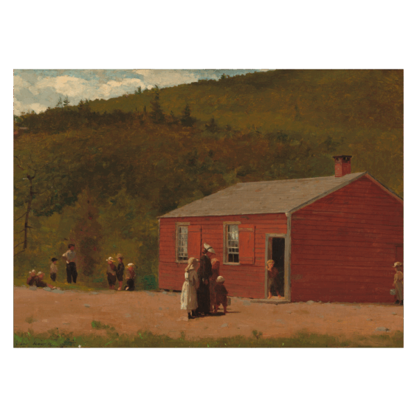 Winslow Homer School Time poster