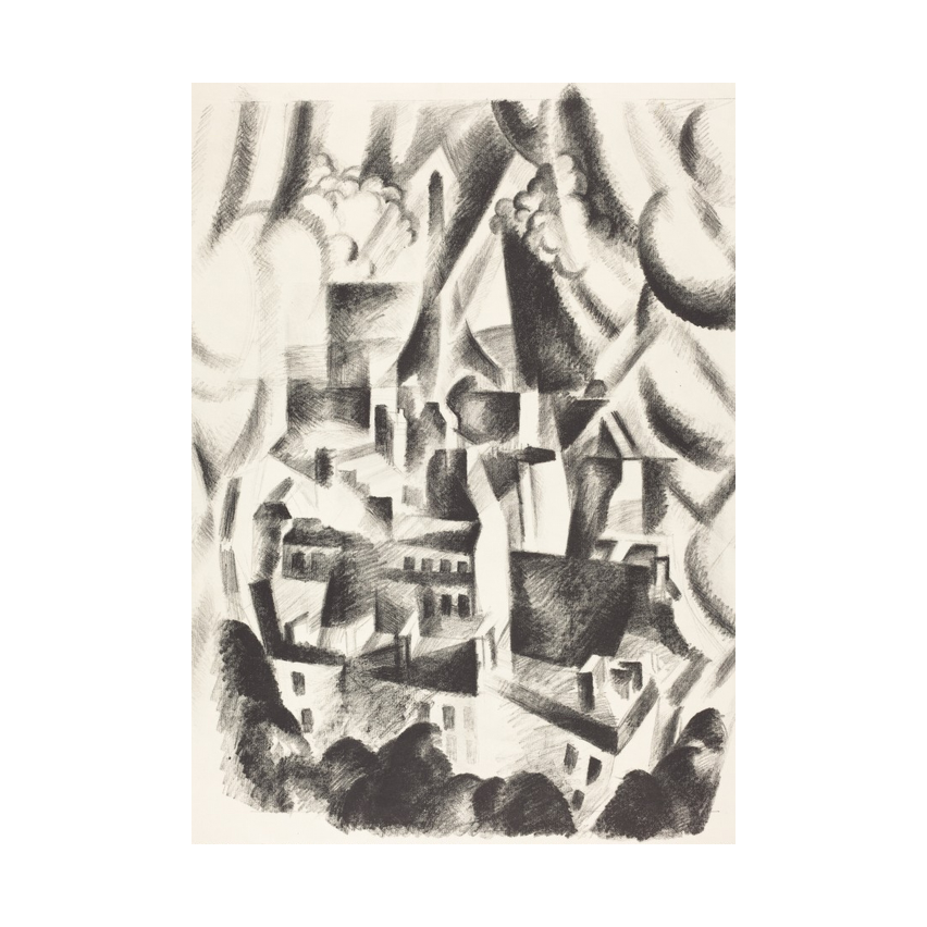 Robert Delaunay The City poster