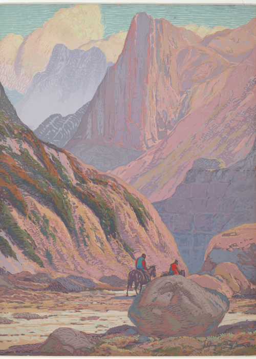 Tonge Art Company The Canyon Gateway, Arizona by Tonge Art Company poster