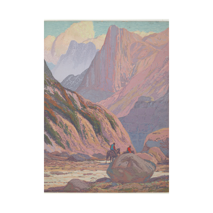 Tonge Art Company The Canyon Gateway, Arizona by Tonge Art Company poster