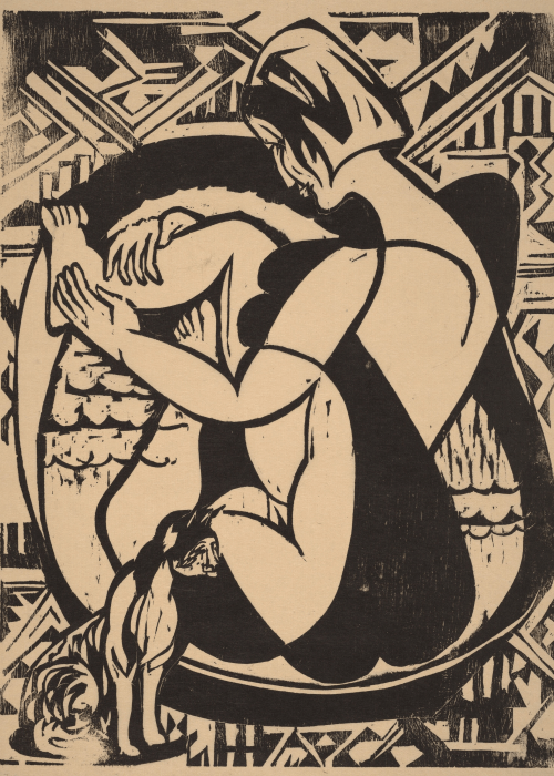 Ernst Ludwig Kirchner Woman in the Bathtub by Ernst Ludwig Kirchner poster