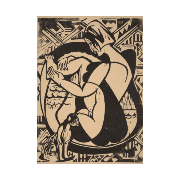 Ernst Ludwig Kirchner Woman in the Bathtub by Ernst Ludwig Kirchner poster